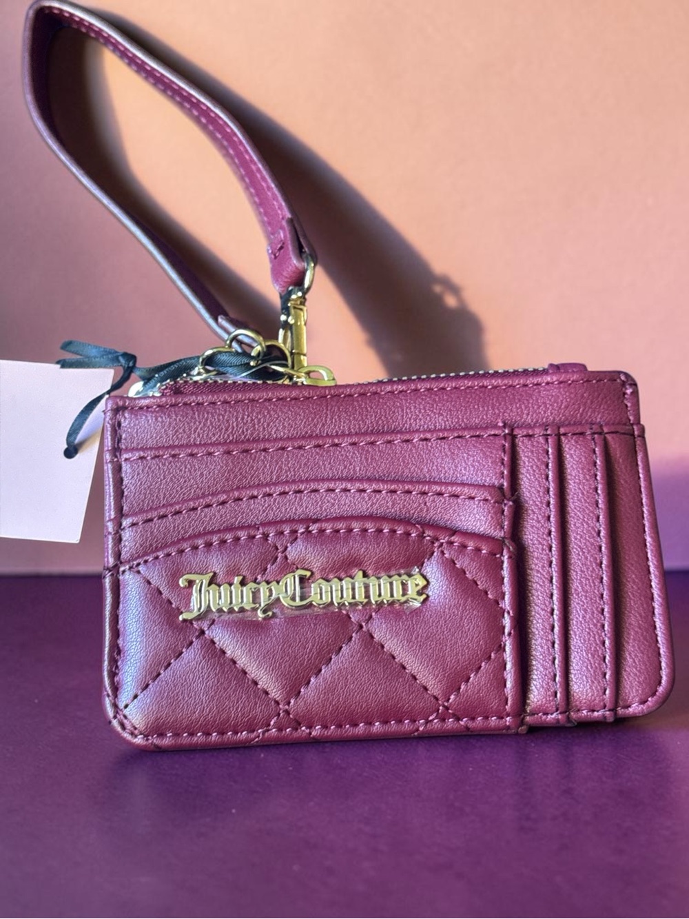 Juicy Couture Quilted Cargo Mini Wallet NWT